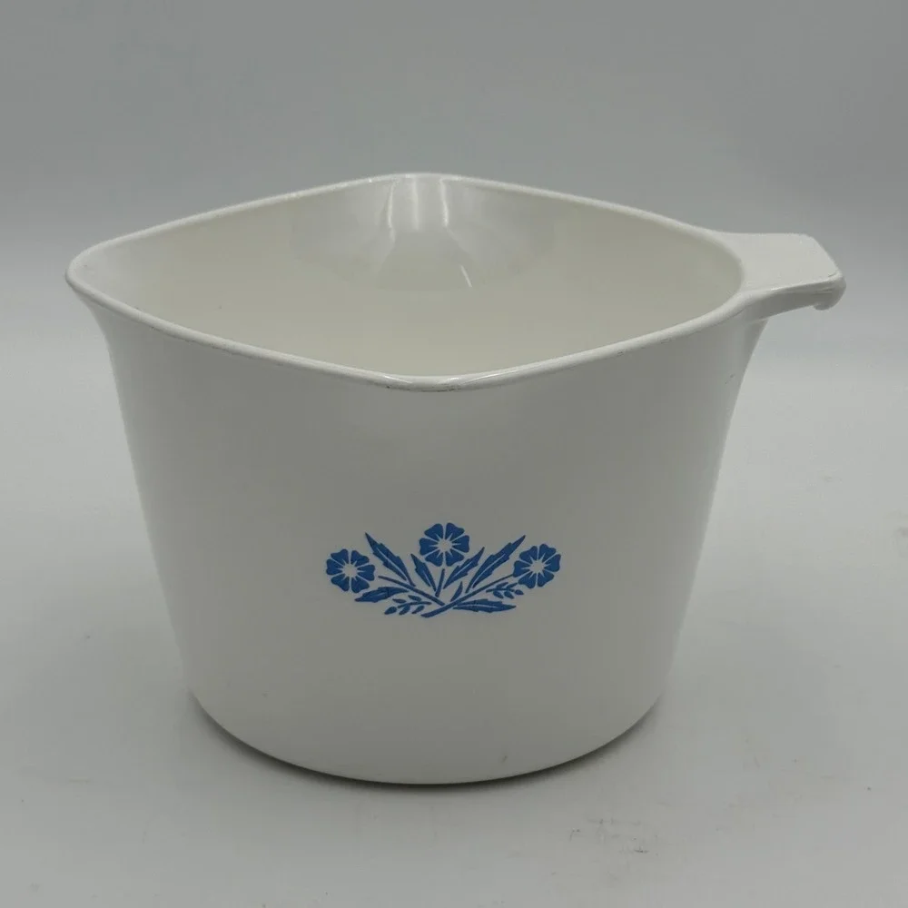 Vintage Corning Ware Blue Cornflower 1 Qt Saucemaker Measuring Cup 4 Cup 32 Oz